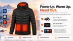 USB Electric Heating Winter Jacket for Men and Women